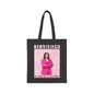 Kamala Harris "On Voting Day We Wear Pink" - Cotton Canvas Tote Bag